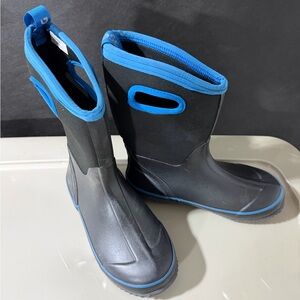DSG Kids Boots Black and Blue Snowbound Winter Snow Boots